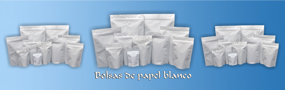 Bolsas De Papel Blanco